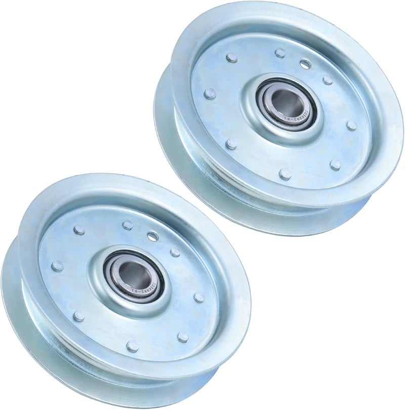 GUSUHAWK 2 Pack 30224 Flat Idler Pulley Replaces Dixie Chopper 30224 Pulley for Dixie Chopper LT1800 LT2000 LT2300 LT2400 LT2500 LT2700 LX2002 LX2400 LX2401 RB2700 SE 2550 Classic 2750 2760 3372 Mower - Image 1